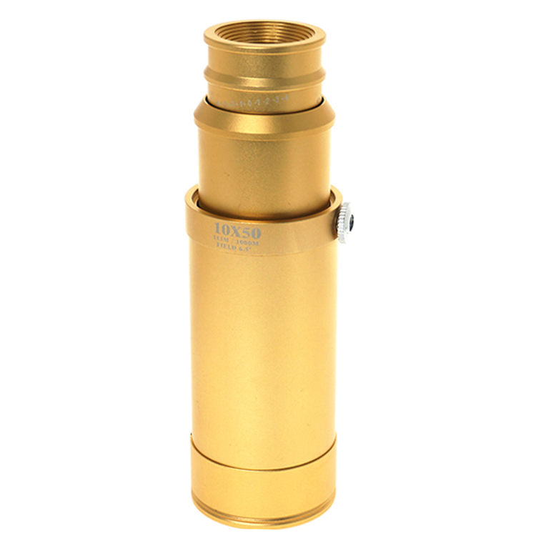 R06-1050 portable monocular side view, Bak4 roof prism monocular for outdoor