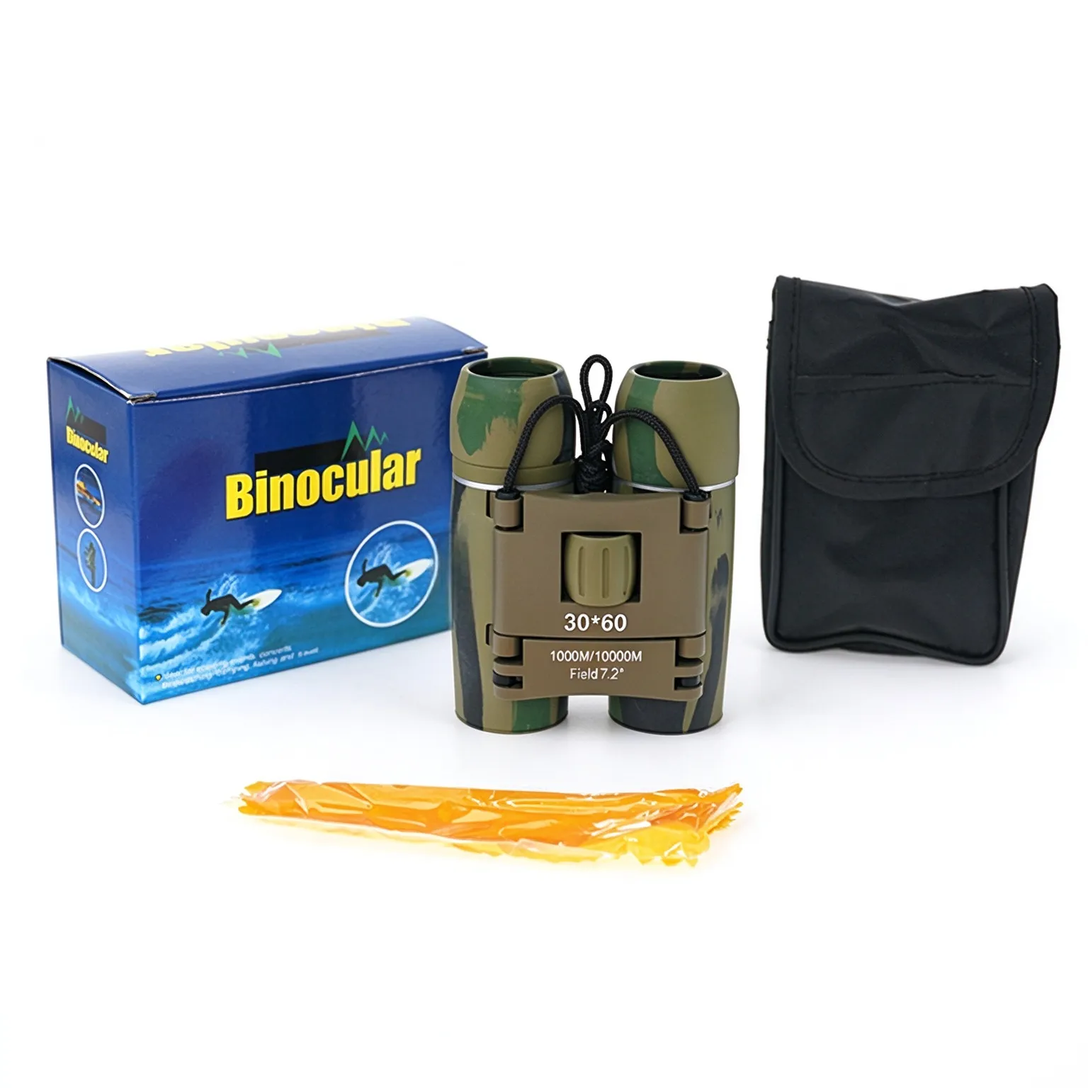 Ferolix L302-0821 8x21 Compact Roof Prism Binoculars, BK7 FC Fully Coated Pocket Binoculars for Travel & Wholesale