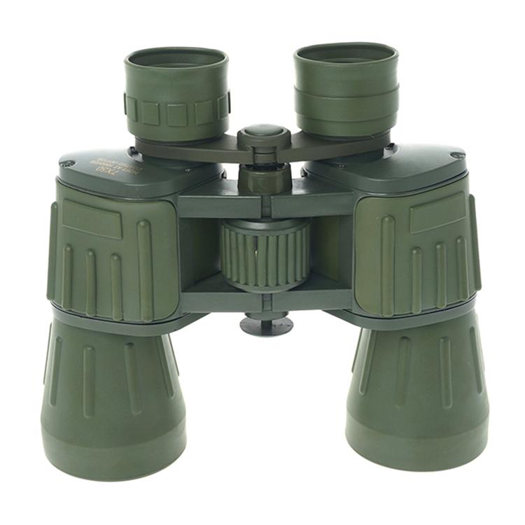 Ferolix S203-0750 7x50 BK7 porro prism binocular front view white background