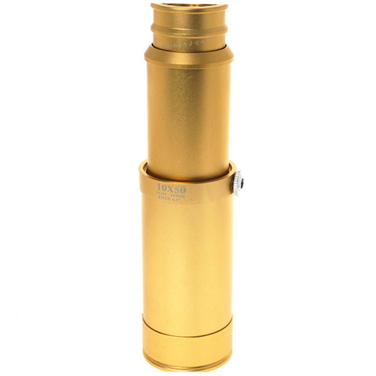 R06-1050 portable monocular side view, Bak4 roof prism monocular for outdoor