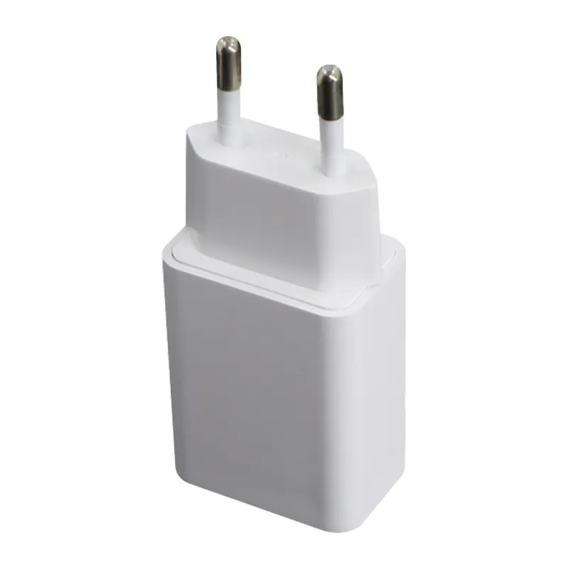 European standard (Type-C-USB-A) folding foot fast charging charger white