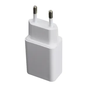 European standard (Type-C-USB-A) folding foot fast charging charger white