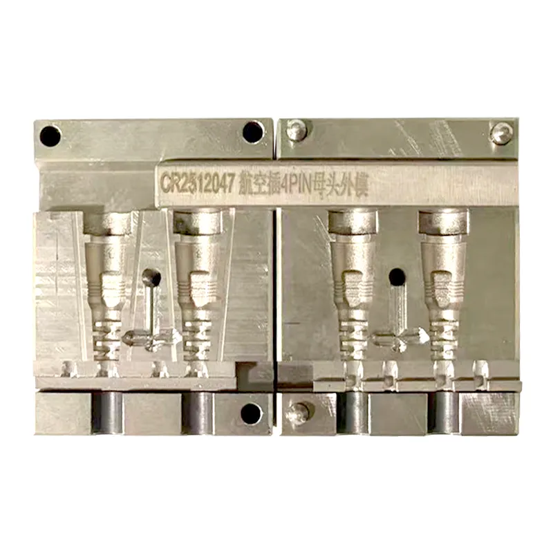 Aviation plug 4PIN wooden outer film