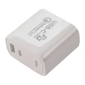 PD+QC3.0 Dual Type-C+USB-A Three Port Fast Charging Charger 1