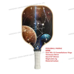  PICKLEBALL PADDLE 12 Constellations-Virgo 19mm