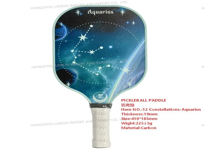 PICKLEBALL PADDLE 12 Constellations-Aquarius 19mm