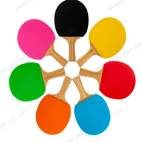Replaceable Rubber Bamboo Table Tennis Racket