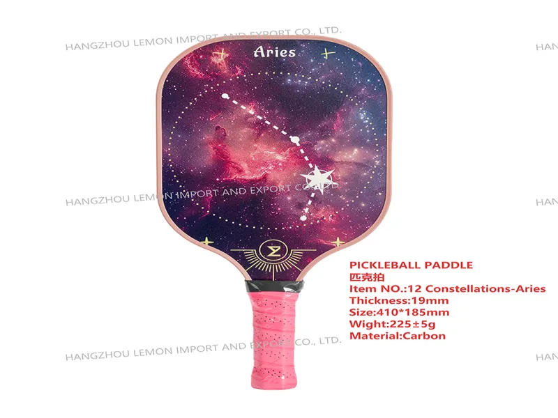 PICKLEBALL PADDLE 12 Constellations-Aries 19mm