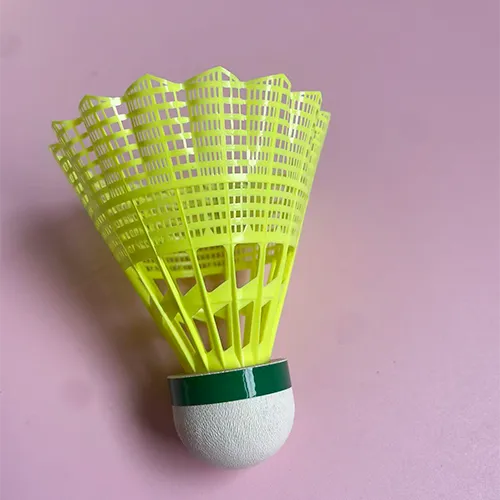 Nylon Shuttlecock With Natural Cork Head LM-35A Low Speed