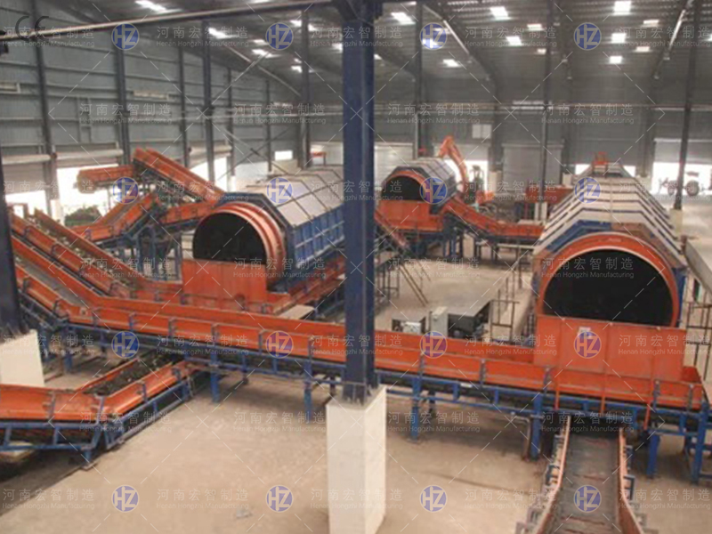 Automated Large Scale Garbage Sorting Equipment for Industrial Waste ...