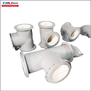 Ceramic Patch Lined Pipe Mining Ceramic Mosaic Pipe