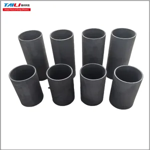 Steel Back 99% SiC Ceramic Pipe