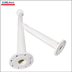 Wear Resistant Ceramic High Temperature Alumina Ceramic Lined Coal/Ash Slurry Pipelines