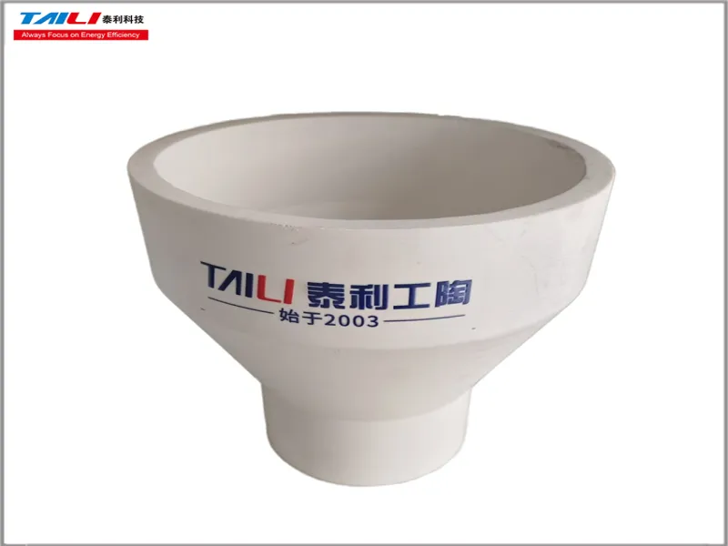 Alumina Industrial Wear-resistant Ceramic Pipe & Fittings with Ceramic-Lined Reducers