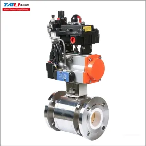 Pneumatic Ceramic Double Gate Valve 
