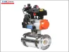 Pneumatic Ceramic Double Gate Valve 