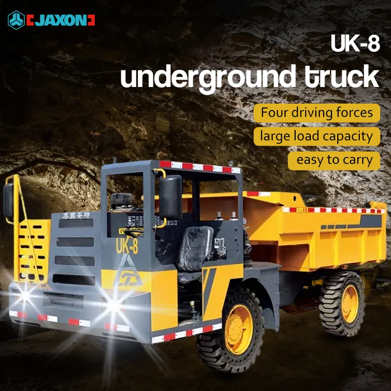 UK-8 articulated underground dump truck weighing 8 tons
