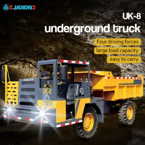 UK-8 articulated underground dump truck weighing 8 tons