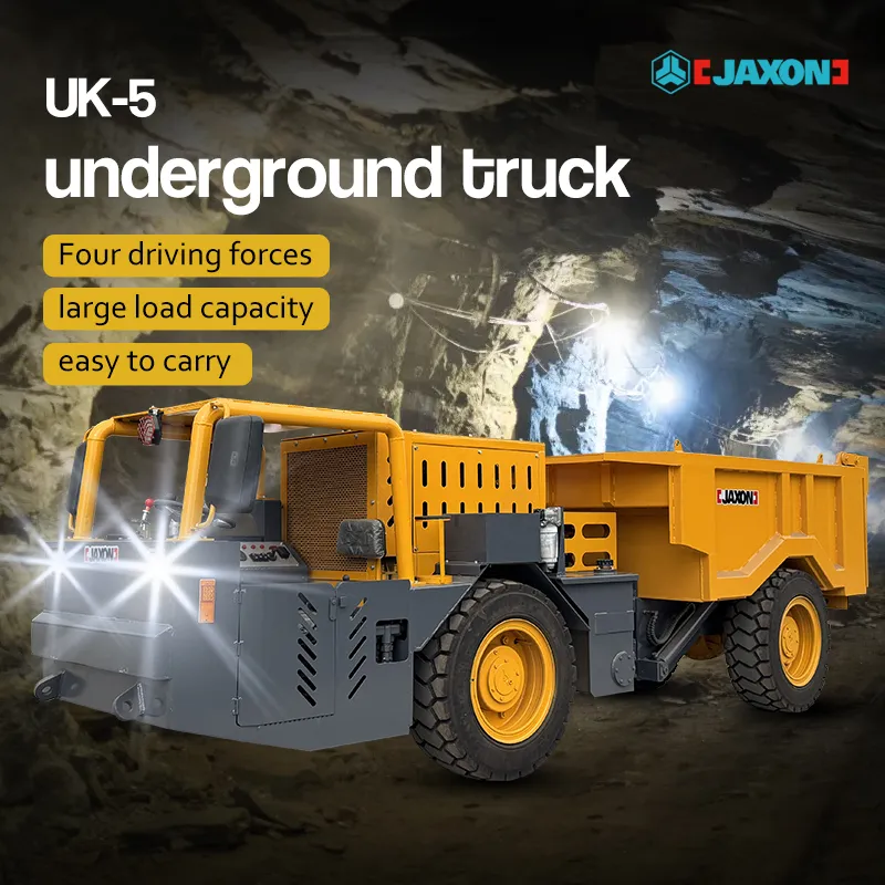 UK-5 articulated underground dump truck weighing 5 tons