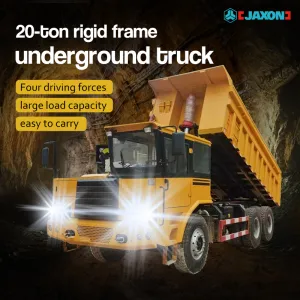 Rigid frame underground dump truck 20 tons
