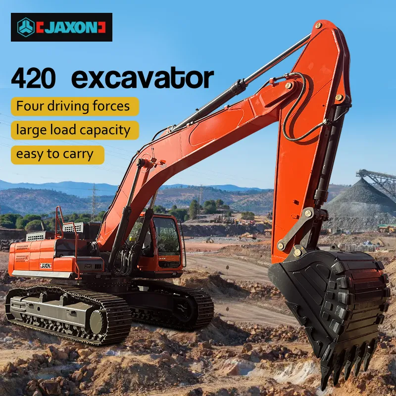 420 Four wheel drive excavator