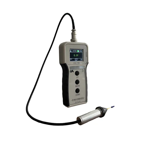 Portable Compact Isolated Conductor Tester - Precise Static Voltage Meter with Touchscreen Operation