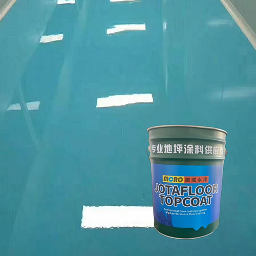Self-leveling epoxy floor paint
