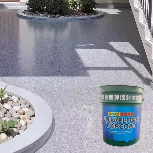 Colored sand epoxy self-leveling heavy pressure resistant floor paint