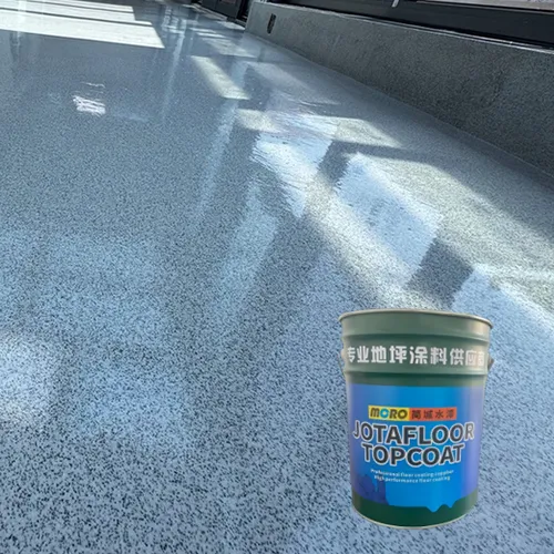 Colored sand epoxy self-leveling floor paint