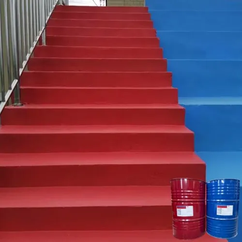 Color spray polyurea decorative floor