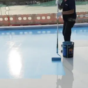 Handmade polyurea roof waterproofing material
