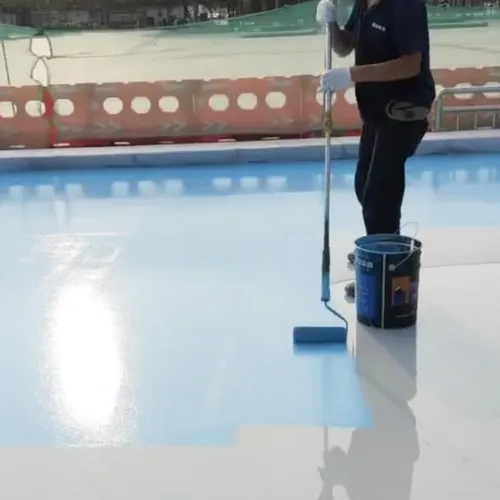 Handmade polyurea roof waterproofing material