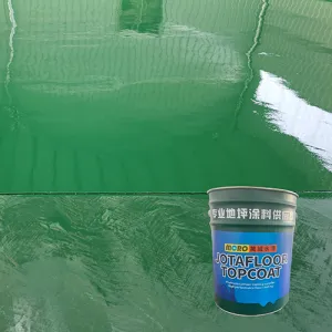Transparent anti-cracking roller-coated epoxy floor paint