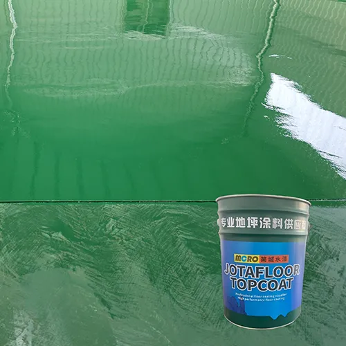 Transparent anti-cracking roller-coated epoxy floor paint