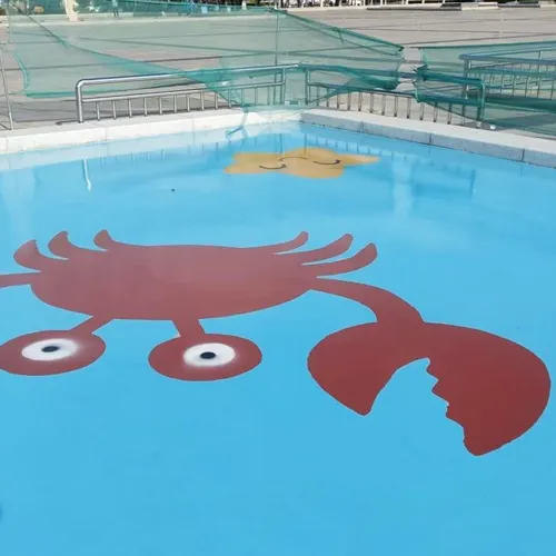 Handmade polyurea floor coating