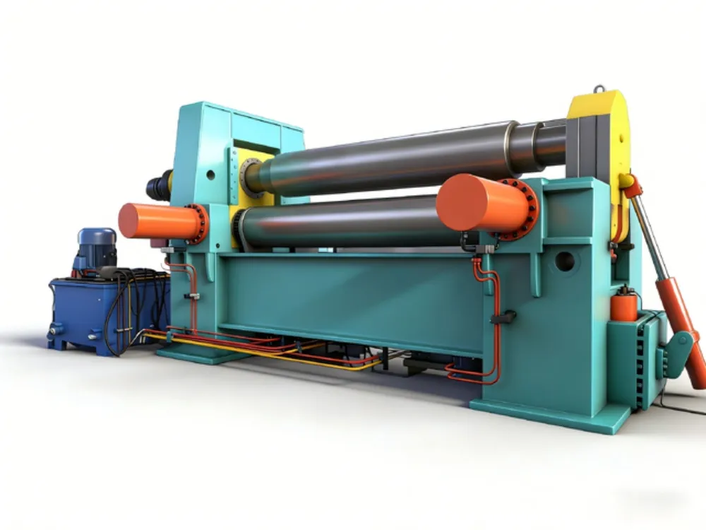 60x3500 Horizontal Down-adjusting Plate Rolling Machine