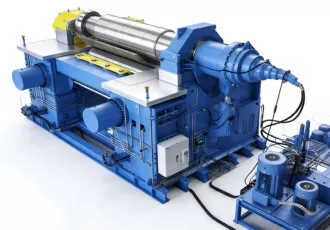 350x4500 Horizontal Down-adjusting Plate Rolling Machine
