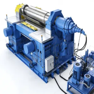 350x4500 Horizontal Down-adjusting Plate Rolling Machine