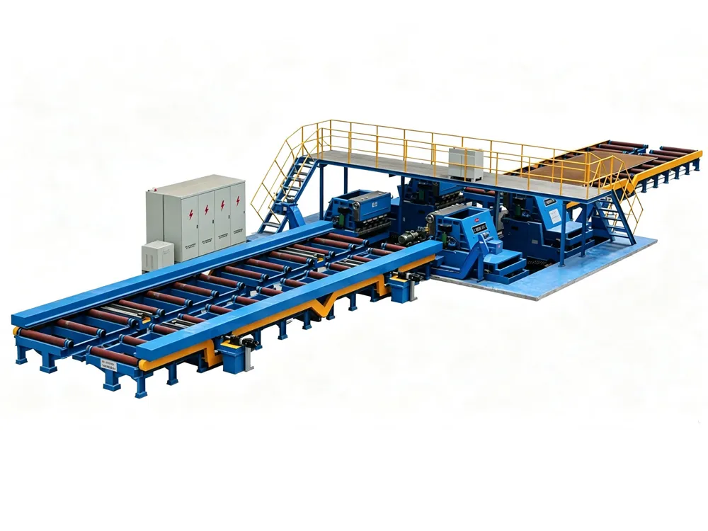 SKSCX-18000 CNC Conveyor Bilateral Plate Grooving Machine