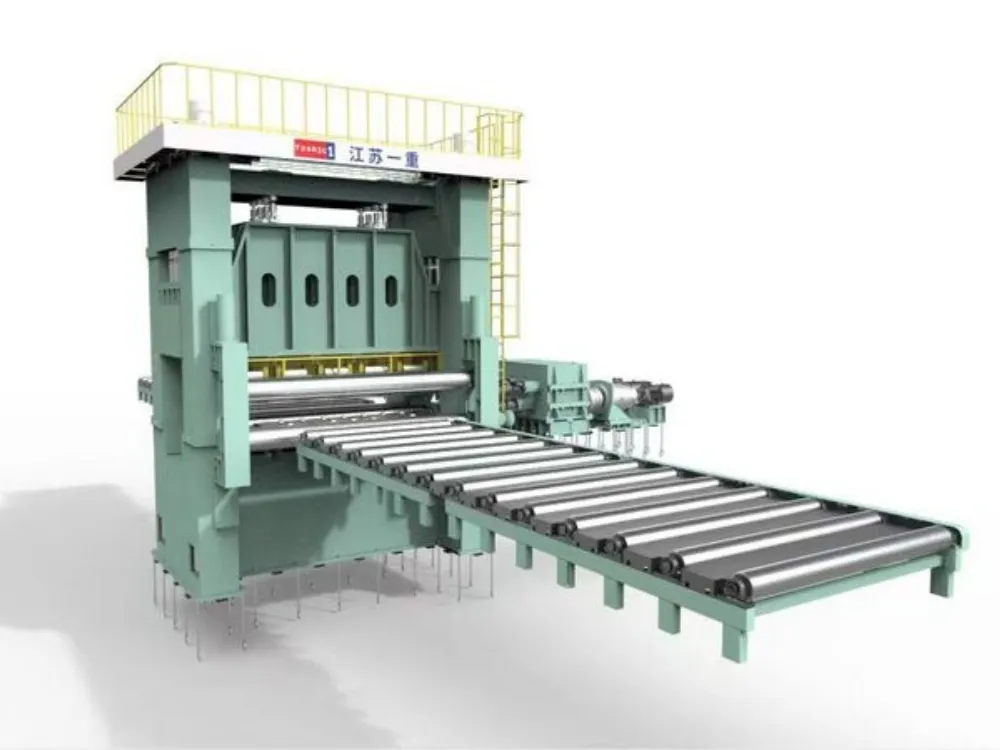 40&times;4600mm Intelligent Heavy-Duty Special Plate 7-Roll Leveling Robot