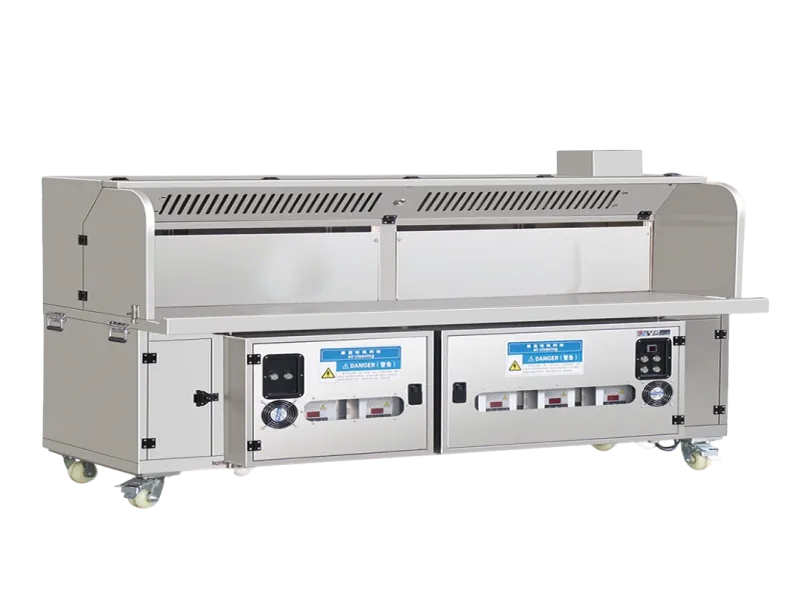 Carrello per barbecue in composito a doppia circolazione dell'acqua