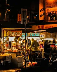 Bancarelle di cibo di strada