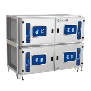 Depuratore di fumi a bassa quota a quattro porte per il pagamento del progetto