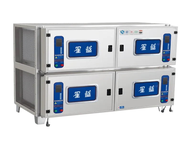 Depuratore di fumi a bassa quota a quattro porte per il pagamento del progetto