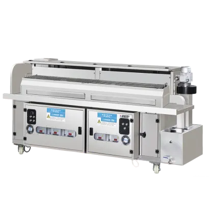 Carrello per barbecue combinato con scarico Downdraft, acqua ed elettricit&agrave;