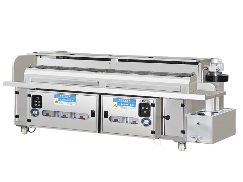 Carrello per barbecue combinato con scarico Downdraft, acqua ed elettricit&agrave;