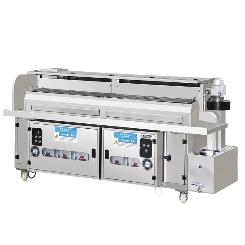 Carrello per barbecue combinato con scarico Downdraft, acqua ed elettricit&agrave;