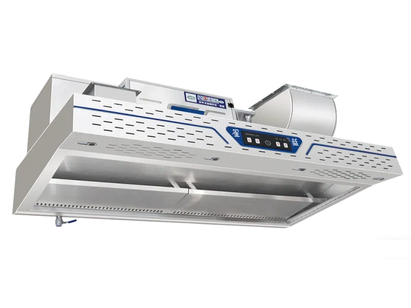 Sistema di rinnovo aria libera combinato con unit&agrave; di purificazione fumi