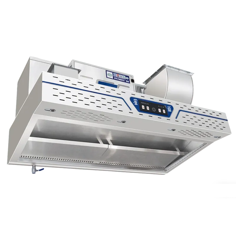 Sistema di rinnovo aria libera combinato con unit&agrave; di purificazione fumi