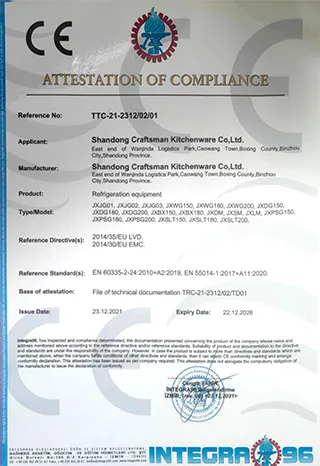 Certificato di conformit&agrave; CE